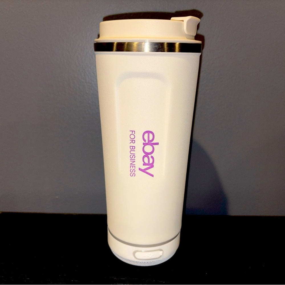 eBay Open Winter 2025 For Business Podcast Bluetooth Tumbler Travel Mug NWT